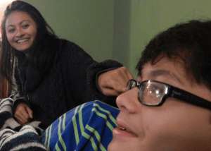 Of course teasing my little brother, he will kill me for post :)