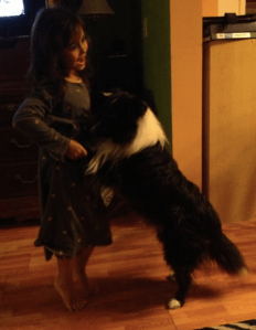 Sam and Fania dancing