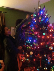 Decorating the tree