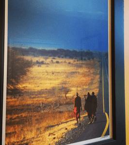 Beautiful image on the wall.