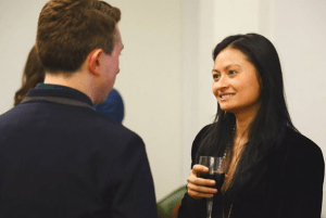 My former collegue was kind enough to meet me at the event. We had a late night drinking wine. Love you Mr. Parker!    