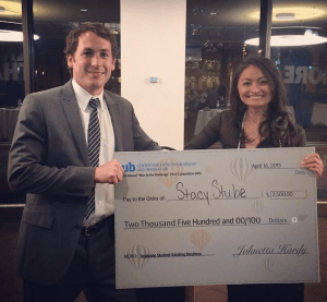 Last year's winner who was so kind to meet me on a few occasions to make sure I would have a successful presentation. Thanks Michael. 