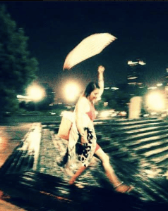 Childlike bliss of simplicity 