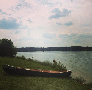 Beautiful day at the lake. 