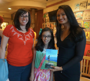 This little one made her own skirt and is attending sewing camp. 