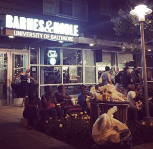 Artscape late night - love the juxtoposition with the rubbish.