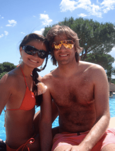 My lovely friend Olivier at his family's summer home. 