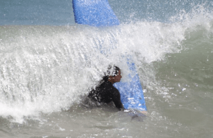 Oh the best part...waves crashing overhead. 