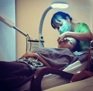 Extractions painful yet necessary to remove the buildup in the pores. 