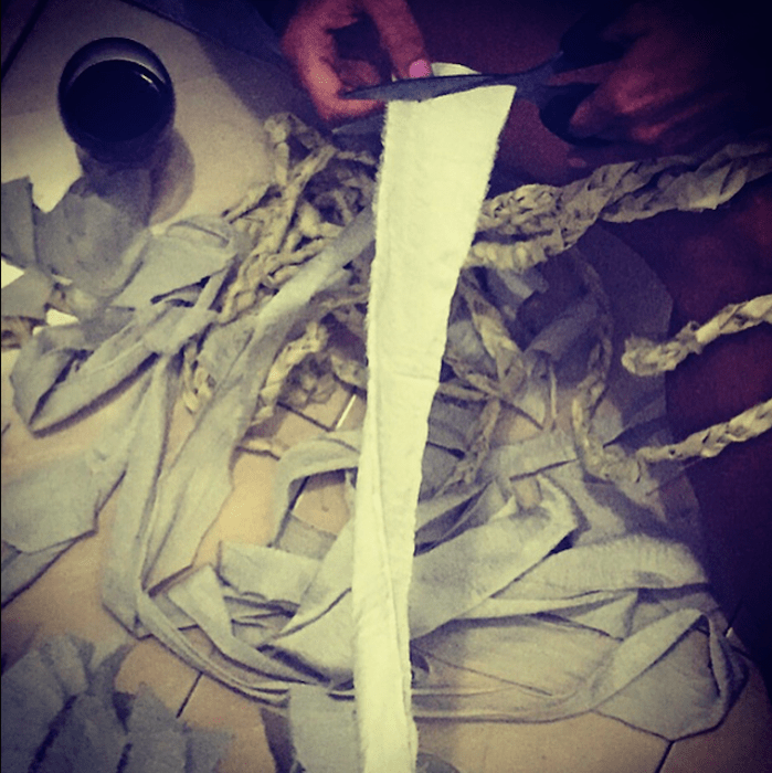 Sara putting the finishing touches on the dress. She helped me get ready Cinderella style for a night out. Need to find some glass slippers...