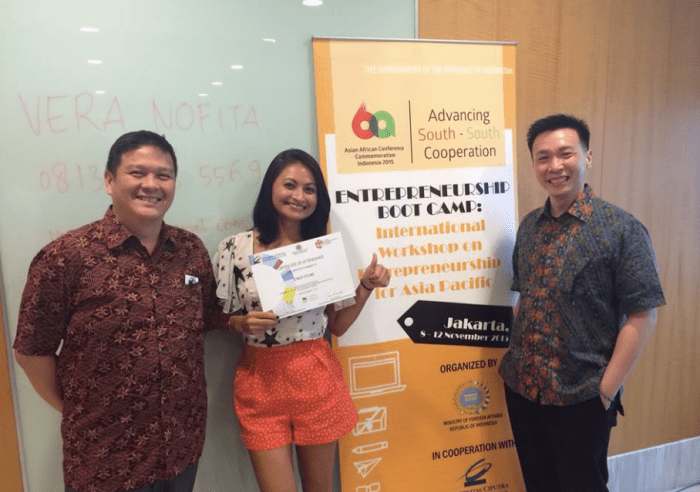 Two of the lecturers